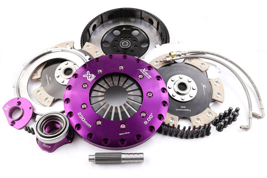 Xtreme Performance - 230mm Rigid Ceramic Twin Plate Clutch Kit Incl Flywheel & CSC 1800Nm KPR23601-2E