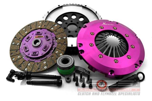 Clutch Kit - Xtreme Performance Heavy Duty Organic Incl Flywheel & CSC 600Nm 1280kg Conversion kit Dual-mass to solid flywheel KRE24616-1A