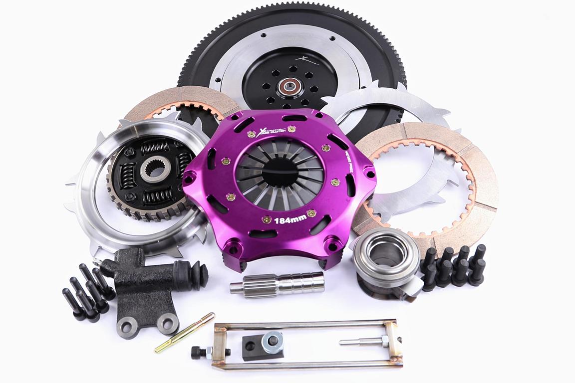 Xtreme Performance - 184mm Sprung Ceramic Twin Plate Clutch Kit Incl Flywheel 1220Nm KSU18521-2B