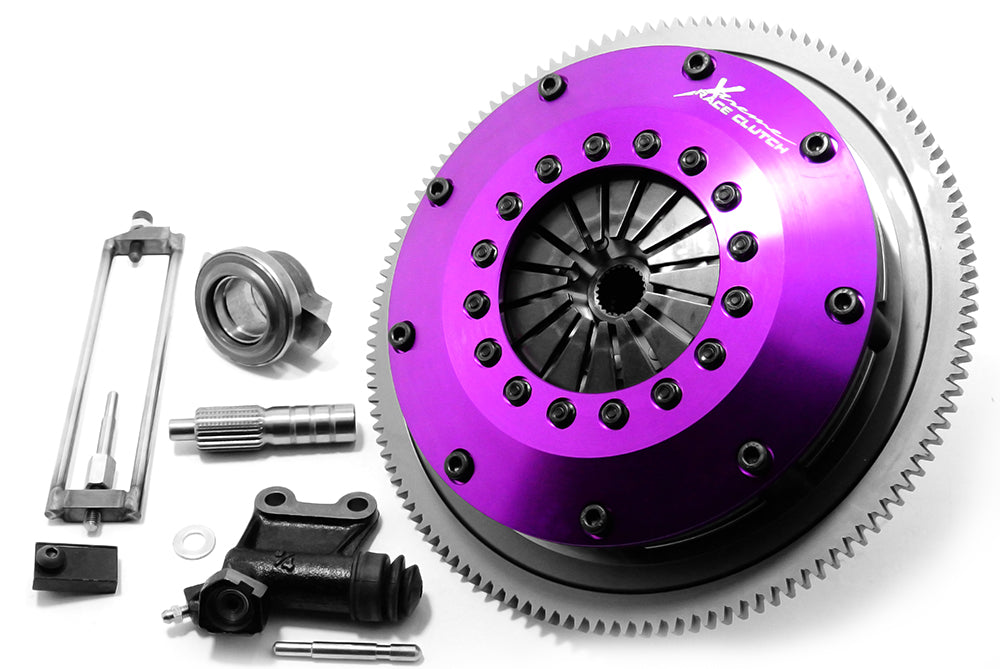 Xtreme Performance - 200mm Rigid Ceramic Twin Plate Clutch Kit Incl Flywheel 1200Nm KSU20521-2E