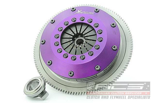 Xtreme Performance - 200mm Sprung Ceramic Twin Plate Clutch Kit Incl Flywheel 1200Nm KSU20526-2B