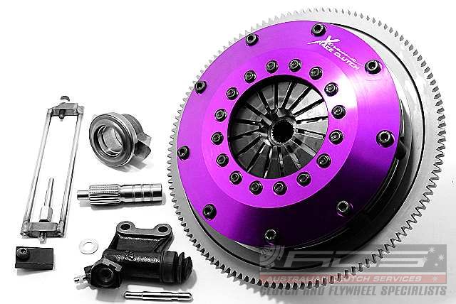 Xtreme Performance - 200mm Rigid Ceramic Twin Plate Clutch Kit Incl Flywheel 1200Nm KSU20531-2E