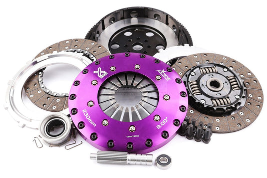 Xtreme Performance - 230mm Sprung hub Organic Twin Plate Clutch Kit Incl Flywheel 1000Nm KSU23540-2A