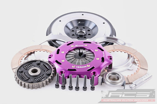 Xtreme Performance - 184mm Sprung Ceramic Twin Plate Clutch Kit Incl Flywheel 1220Nm KSZ18520-2B