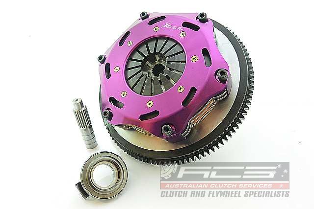 Xtreme Performance - 184mm Rigid Ceramic Twin Plate Clutch Kit Incl Flywheel 1220Nm KSZ18520-2E