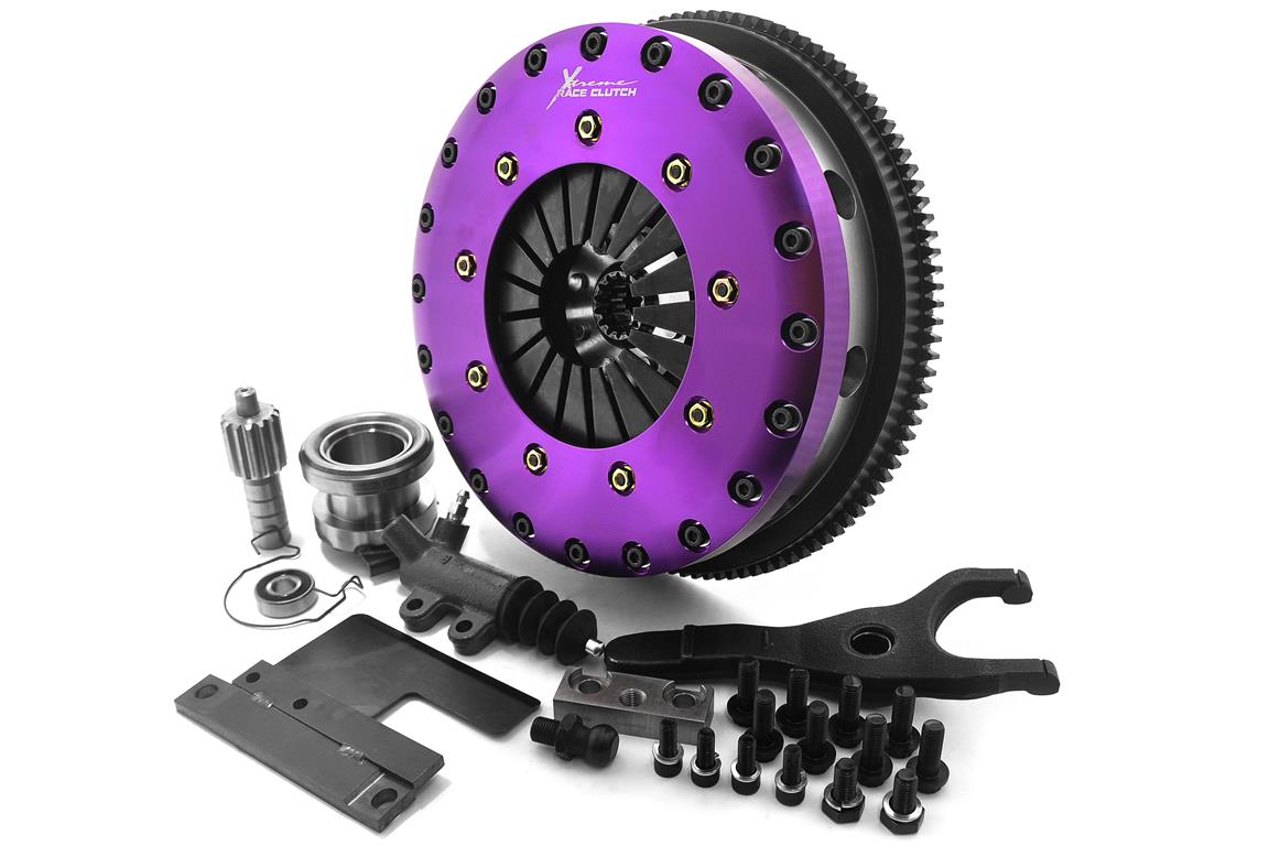 Xtreme Performance - 230mm Rigid Ceramic Twin Plate Clutch Kit Incl Flywheel 1800Nm KTY23536-2E