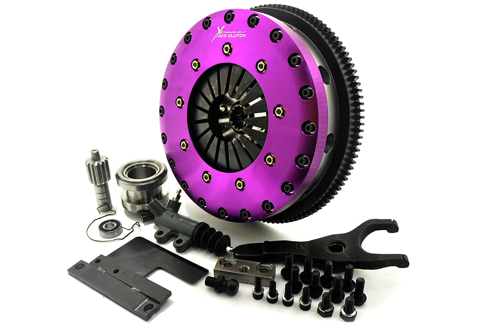 Xtreme Performance - 230mm Sprung Organic Twin Plate Clutch Kit Incl Flywheel 1000Nm KTY23536-2A