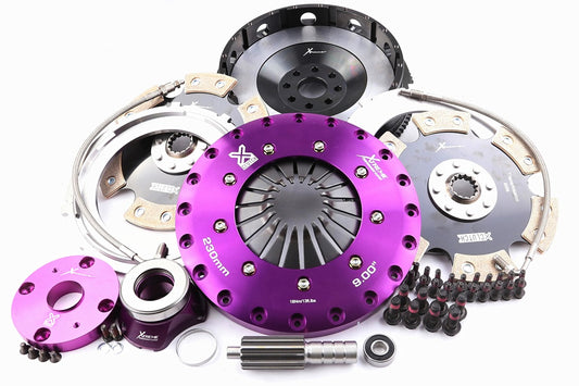 Xtreme Performance - 230mm Rigid Ceramic Twin Plate Clutch Kit Incl Flywheel & CSC 1800Nm KTY23682-2E