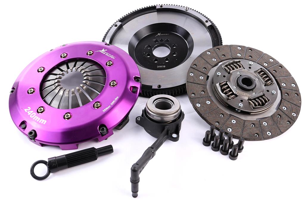 Clutch Kit - Xtreme Performance Heavy Duty Organic Incl Flywheel & CSC 600Nm  Conversion kit Dual-mass to solid flywheel KVW24694-1A