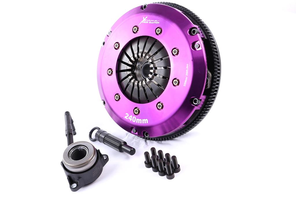 Clutch Kit - Xtreme Performance Heavy Duty Organic Incl Flywheel & CSC 600Nm  Conversion kit Dual-mass to solid flywheel KVW24694-1A