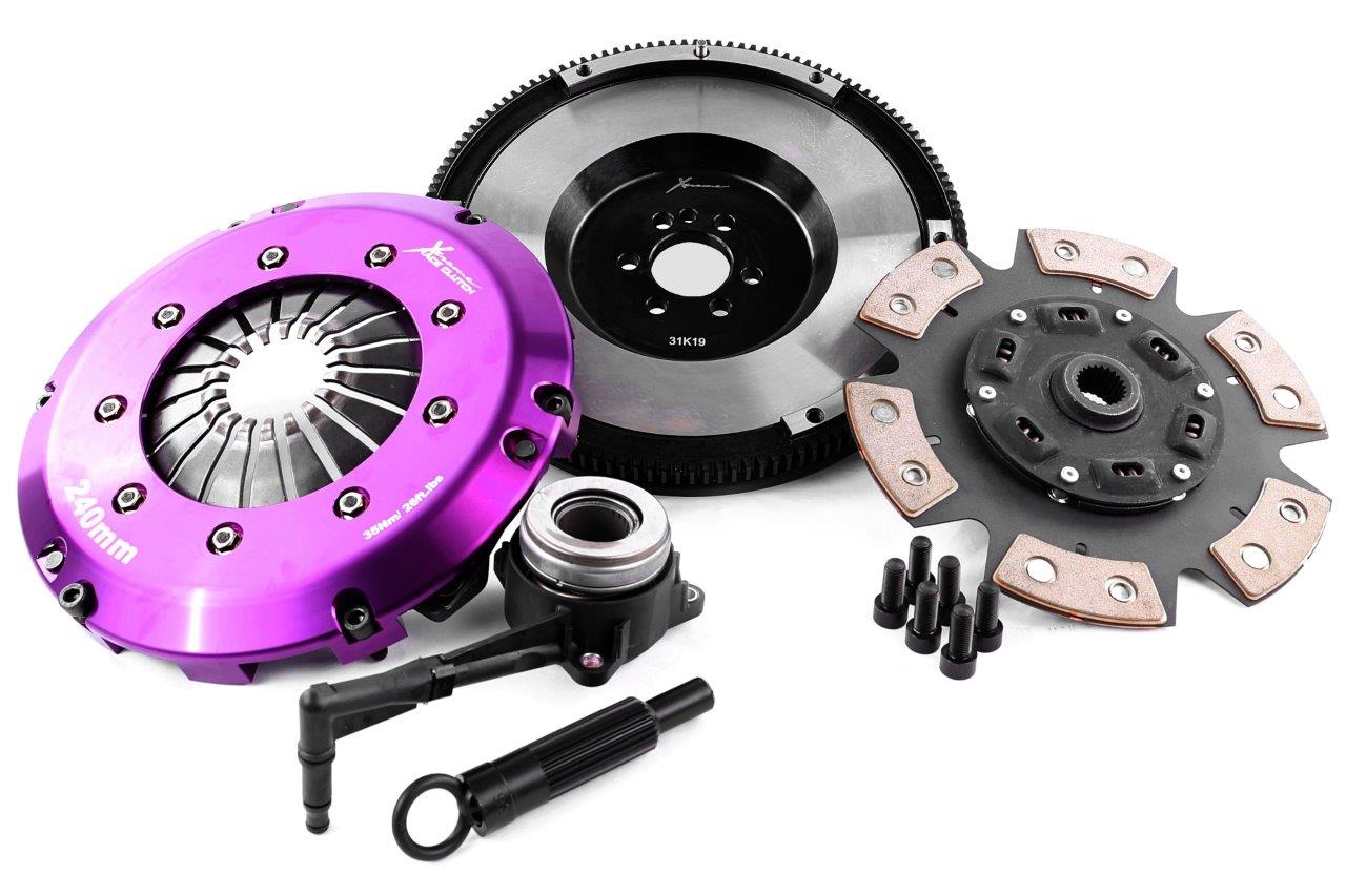 Clutch Kit - Xtreme Performance Race Sprung Ceramic Incl Flywheel & CSC 910Nm KVW24695-1R