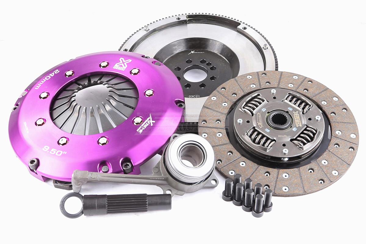 Clutch Kit - Xtreme Performance Heavy Duty Organic Incl Flywheel & CSC 600Nm  Conversion kit Dual-mass to solid flywheel KVW24698-1A