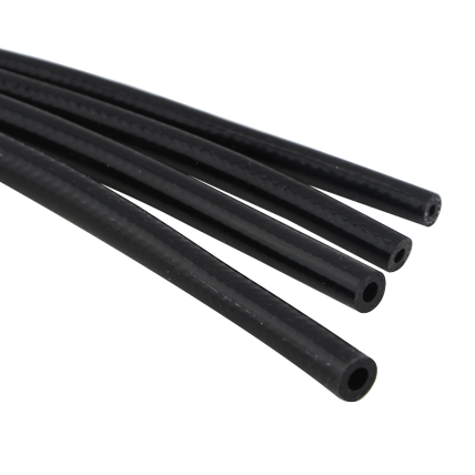 3m Pack - 6mm Reinforced Vac Hose - Black