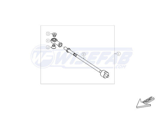Nissan S13 Front V2 Drift - Tierod Assembly