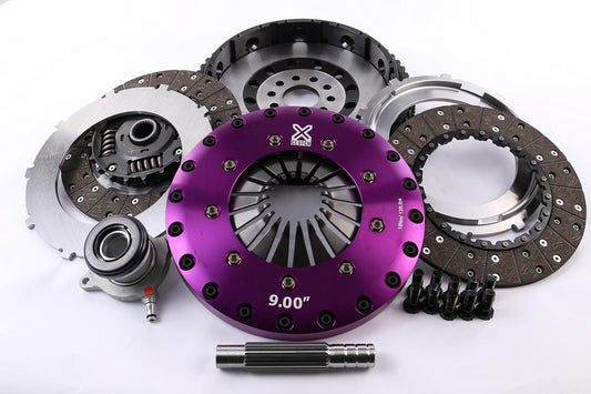 Xtreme Performance - 230mm Sprung hub Organic Twin Plate Clutch Kit Incl Flywheel & CSC 1000Nm KFD23648-2A