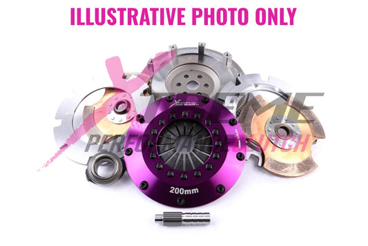 Xtreme Performance - 200mm Rigid Ceramic Twin Plate Clutch Kit Incl Flywheel 1200Nm KMZ20590-2E