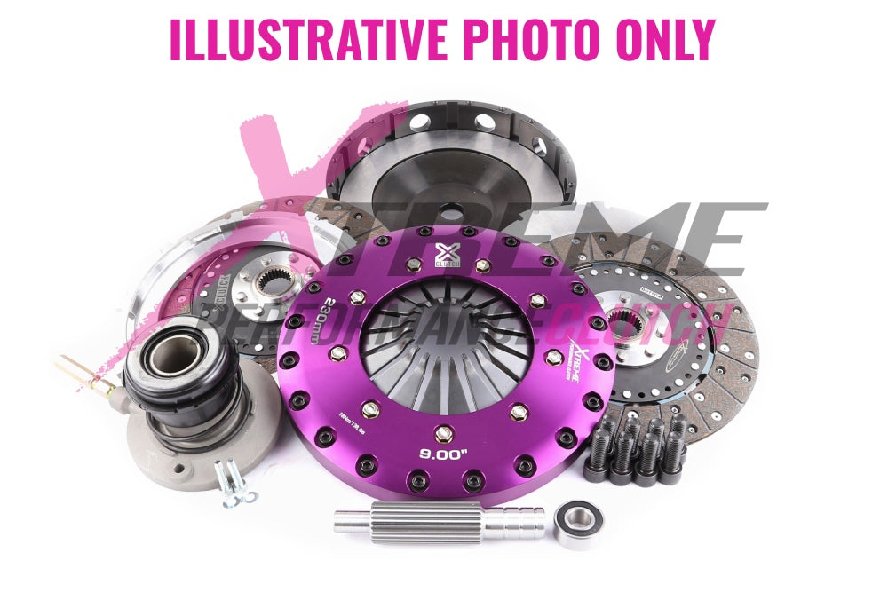 Xtreme Clutch Conversion kit - 230mm Organic Twinplate inc Flywheel & CSC - Toyota JZ - Nissan CD009 24x25.4mm KTY23619-2G