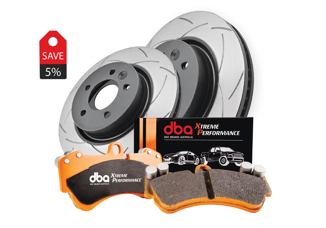 DBA42959S-2063XP Brake Kit - 4000 Series T3 Slotted & Xtreme Performance Brake Pads (2x DBA42959S + DB2063XP)