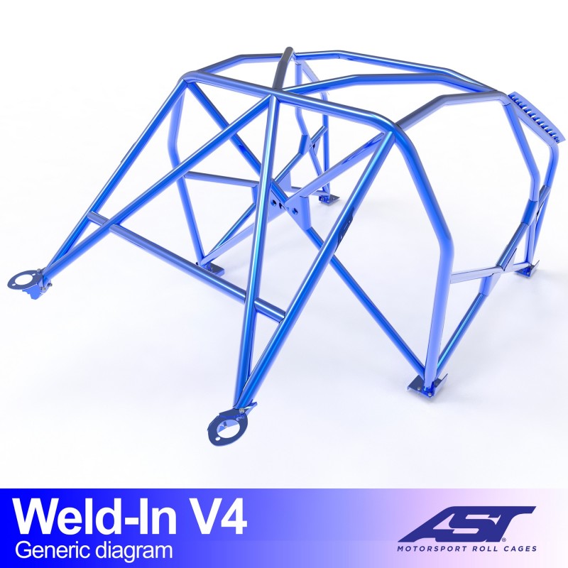 CMBN04048 - Roll Cage BMW 3-Series (E91) 5-door Touring WELD IN V4