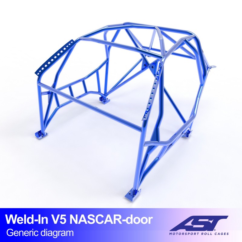 CMBN03595 - Roll Cage BMW 3-Series (E92) 2-door Coupe WELD IN V5 NASCAR-door for drift