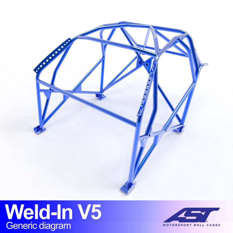 CMBN05907 - Roll Cage BMW 4-Series (F82) 2-door Coupe WELD IN V5