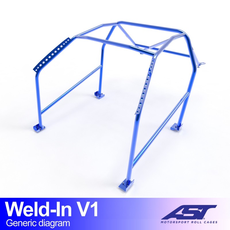 CMBN04489 - Roll Cage BMW Z3 (E37) 2-door Roadster WELD IN V1