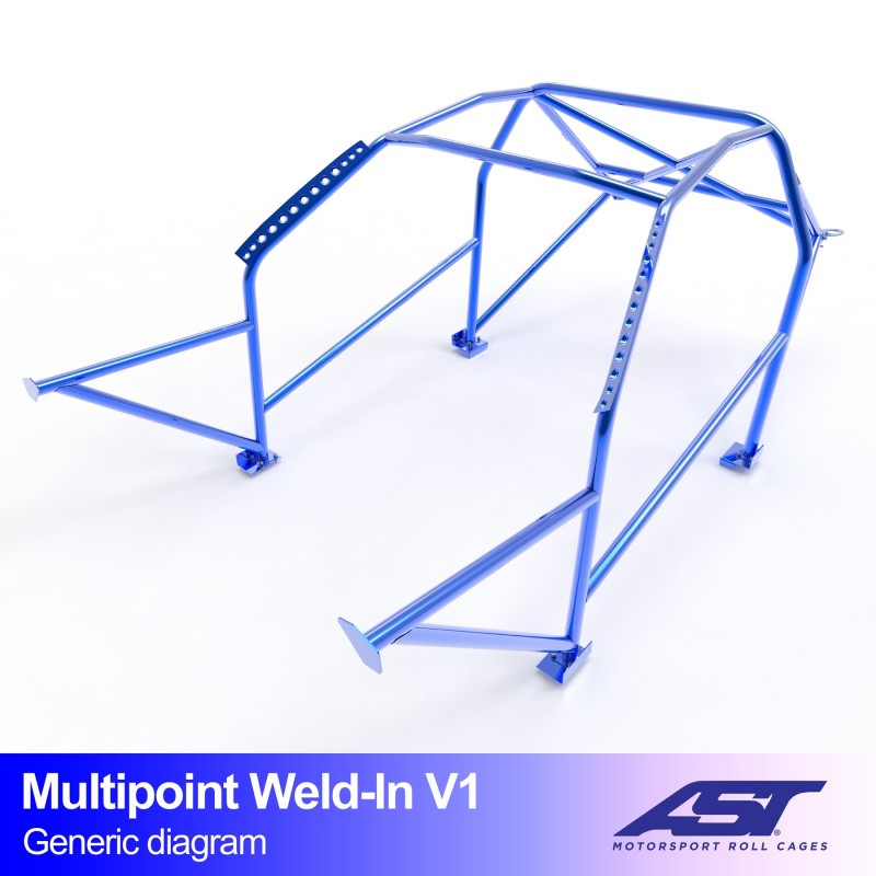 CMBN07404 - Arco de Seguridad HYUNDAI Getz 3-door Hatchback MULTIPOINT WELD IN V1