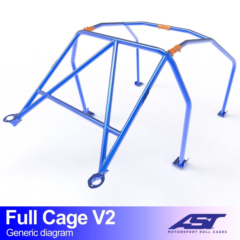 CMBN02872 - Roll Cage MAZDA MX-3 (EC) 3-door Coupe FULL CAGE V2