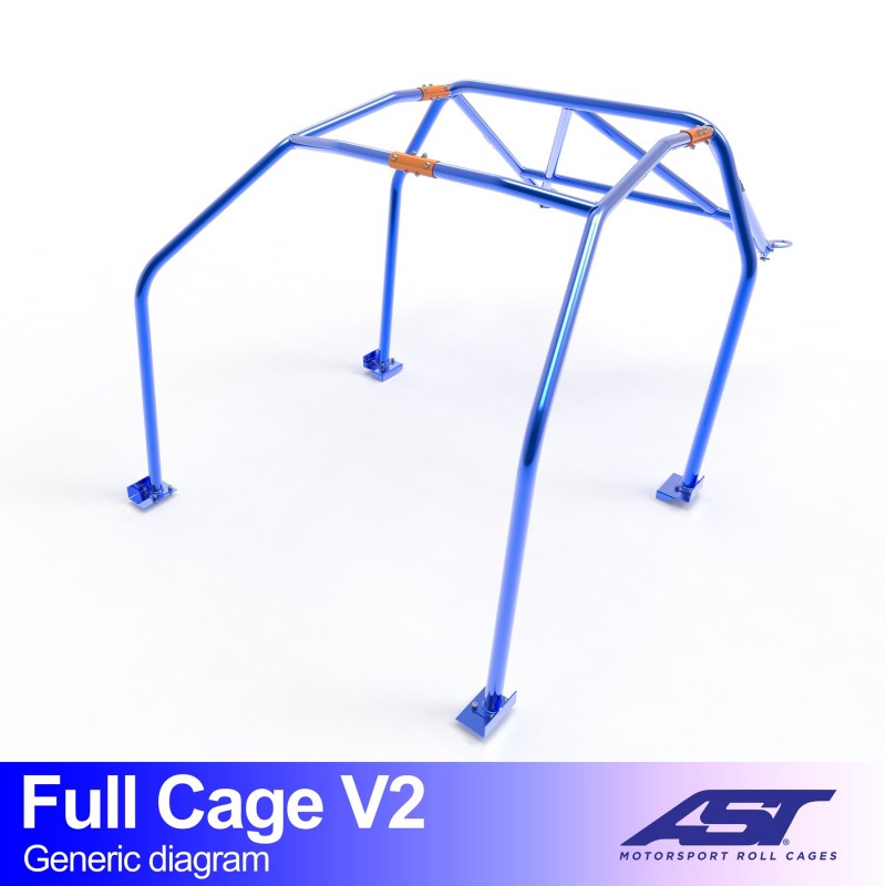 CMBN02872 - Roll Cage MAZDA MX-3 (EC) 3-door Coupe FULL CAGE V2