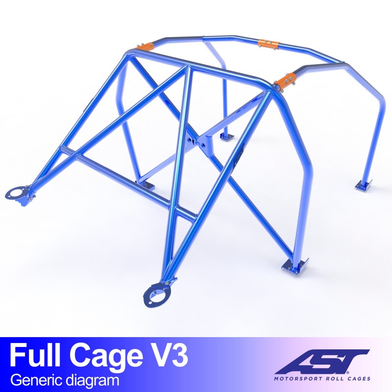 CMBN02873 - Roll Cage MAZDA MX-3 (EC) 3-door Coupe FULL CAGE V3