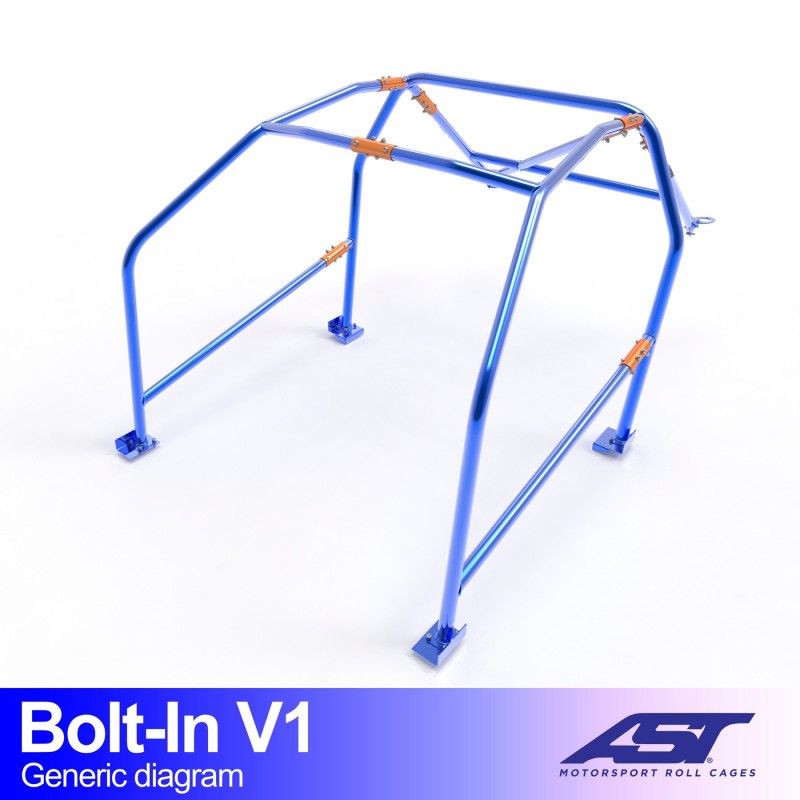CMBN08104 - Roll Cage SEAT Toledo (1M) 4-door Sedan FWD BOLT IN V1