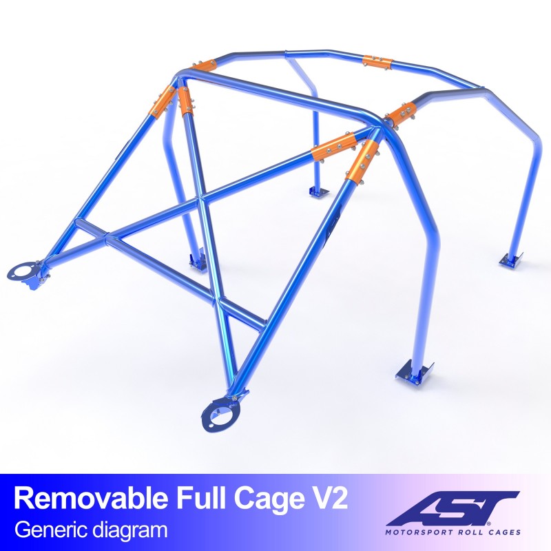 CMBN06138 - Roll Cage SUZUKI Swift (ZC32S) 3-door Hatchback REMOVABLE FULL CAGE V2