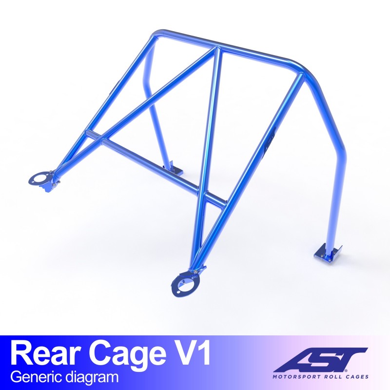 CMBN04138 - Roll Bar MAZDA MX-5 (NB) 2-door Roadster REAR CAGE V1