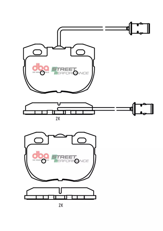 DB1176SP Brake Pads Street Performance | Front