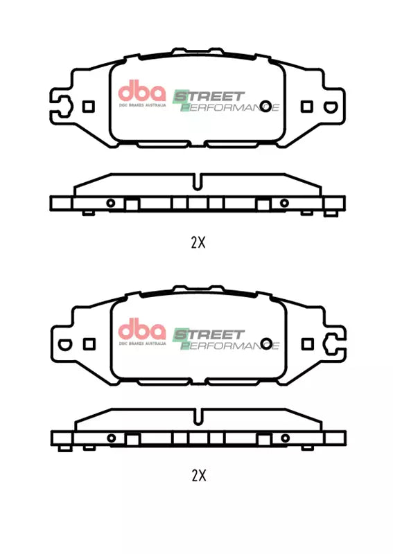 DB1420SP Brake Pads Street Performance | Rear