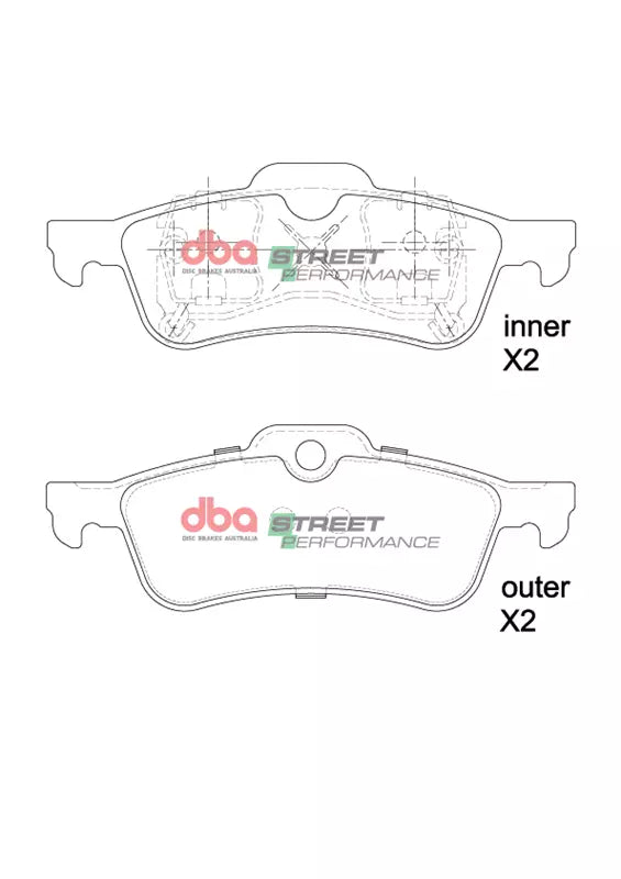 DB1501SP Brake Pads Street Performance | Rear
