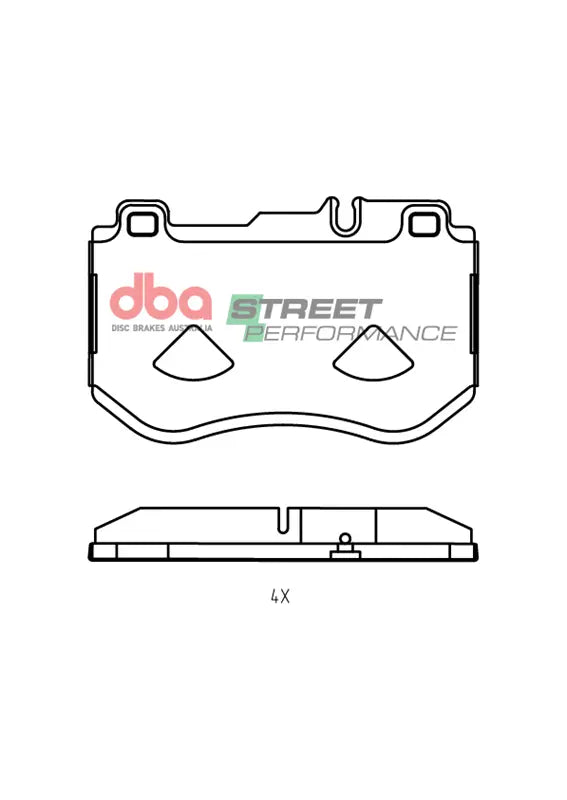 DB15036SP Brake Pads Street Performance | Front Axle
