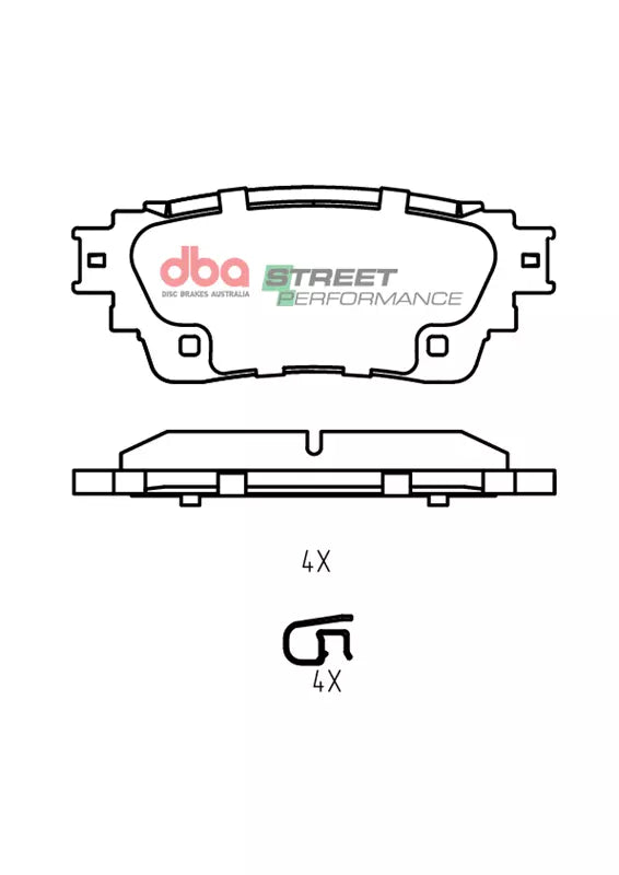 DB15049SP Brake Pads Street Performance | Rear