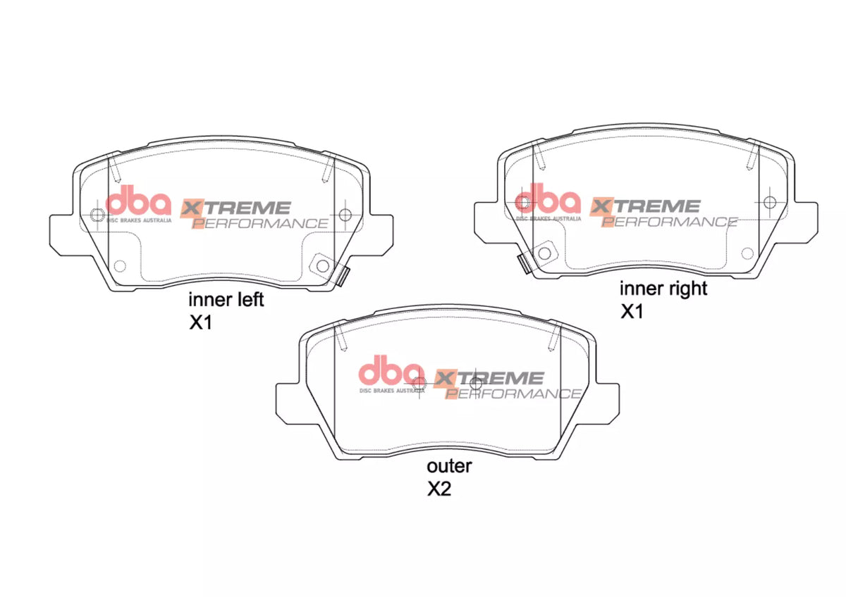 DB15056XP Brake Pads Xtreme Performance | Front Axle