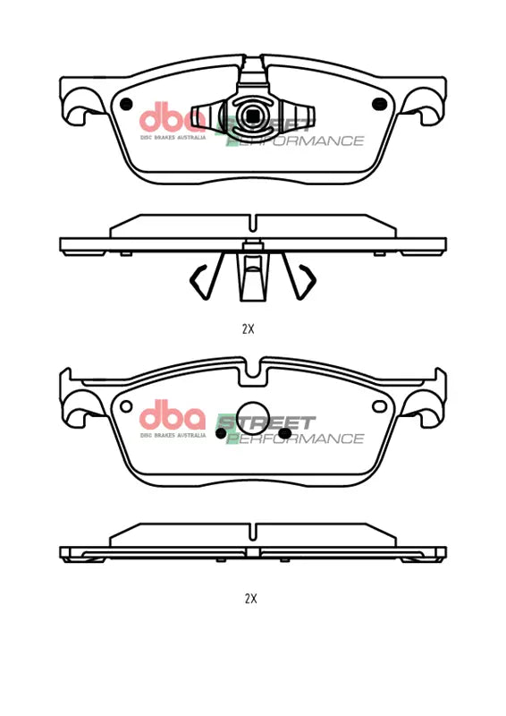 DB15058SP Brake Pads Street Performance | Front Axle