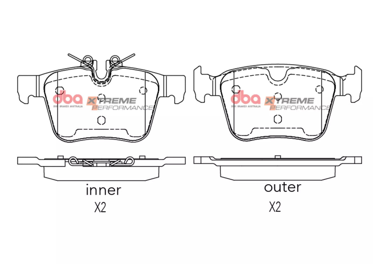 DB15059XP Brake Pads Xtreme Performance | Rear