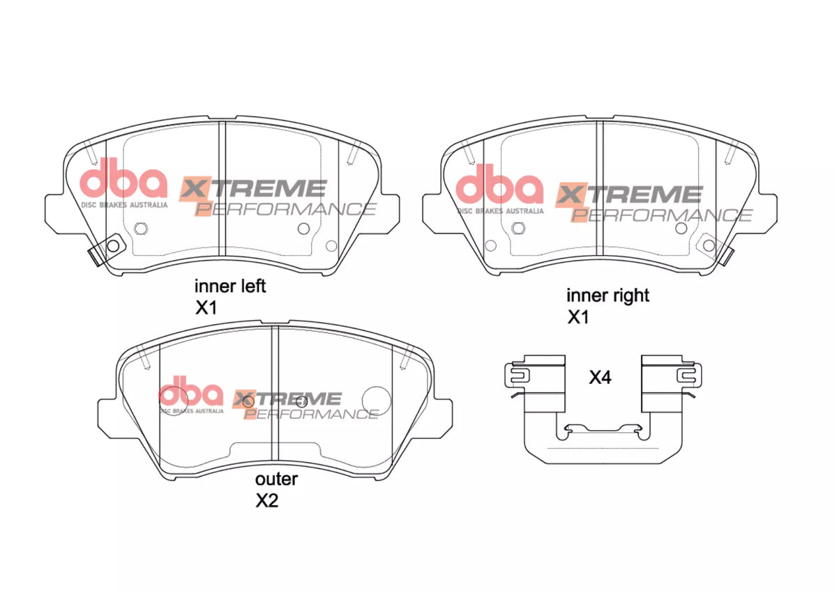 DB15069XP Brake Pads Xtreme Performance | Rear Axle