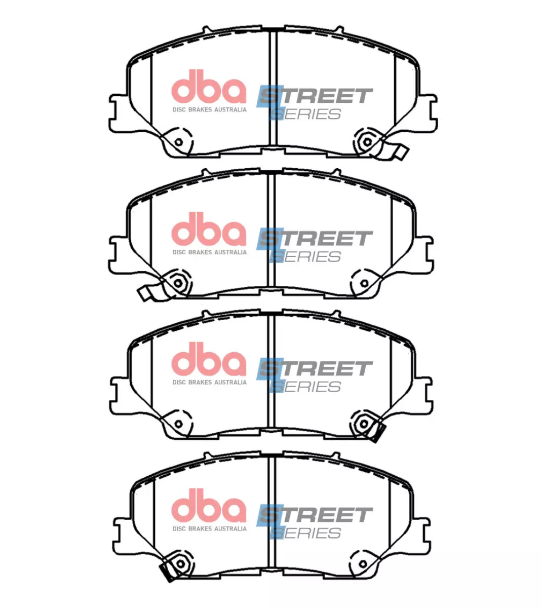 DB15074SS Brake Pads Street Series Ceramic | Front Axle