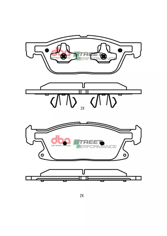 DB15089SP Brake Pads Street Performance | Front