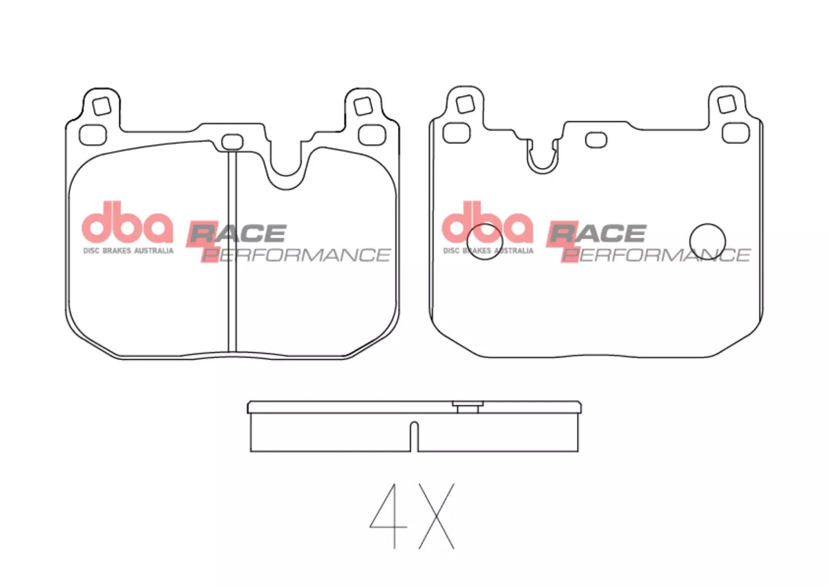 DB15131RP Brake Pads Race Performance | Front Axle
