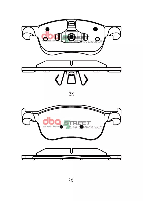 DB15149SP Brake Pads Street Performance | Front Axle