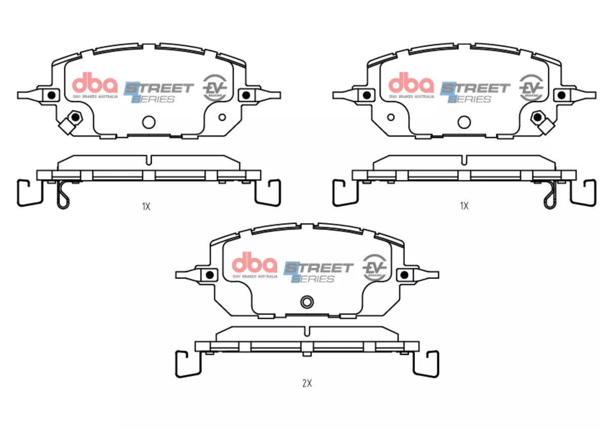DB15207SSEV Brake Pads Street Series | Front Axle