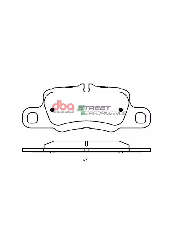 DB15227SP Brake Pads Street Performance | Rear Axle