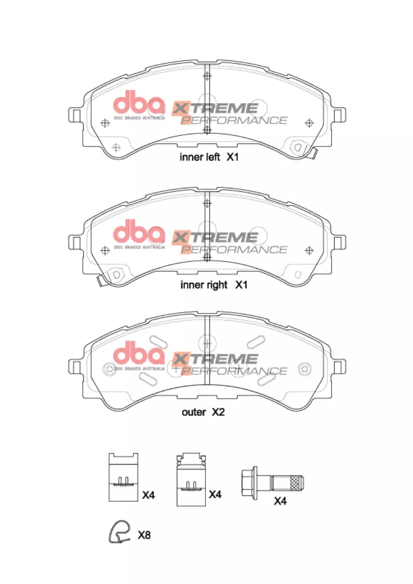 DB15283XP Brake Pads Xtreme Performance | Front Axle