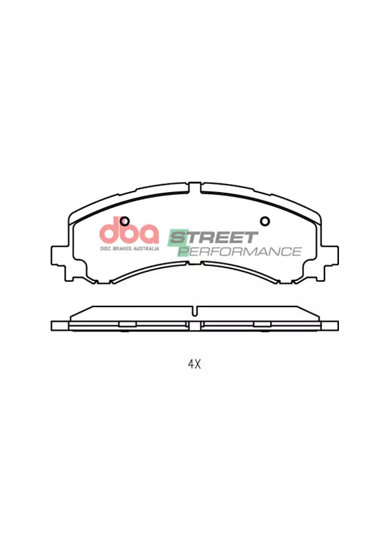 DB15285SP Brake Pads Street Performance | Front Axle